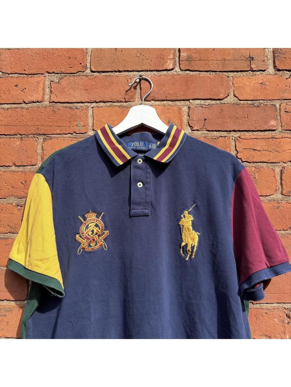 Polo Ralph Lauren big pony slim fit gold crest polo shirt XL